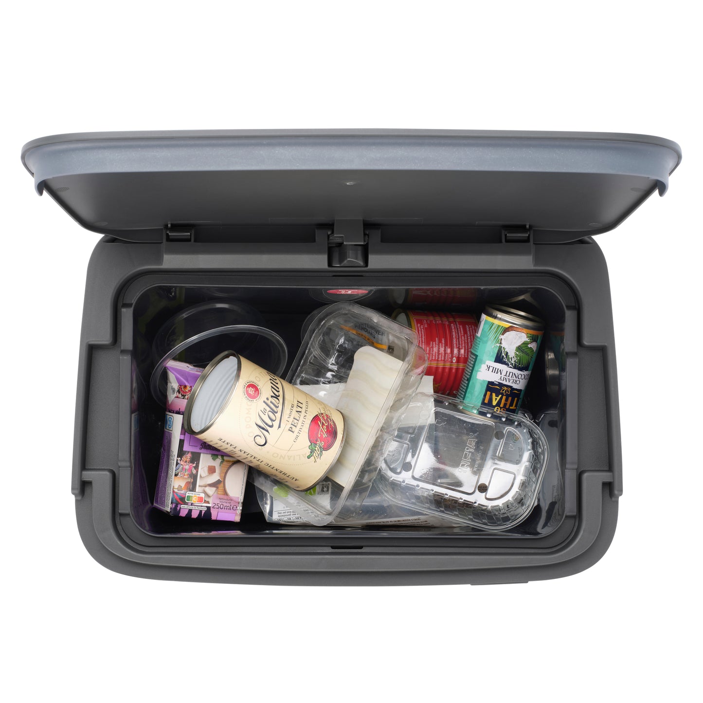 SortUp Recycle Bin Hi- 20+25L-Dark Grey