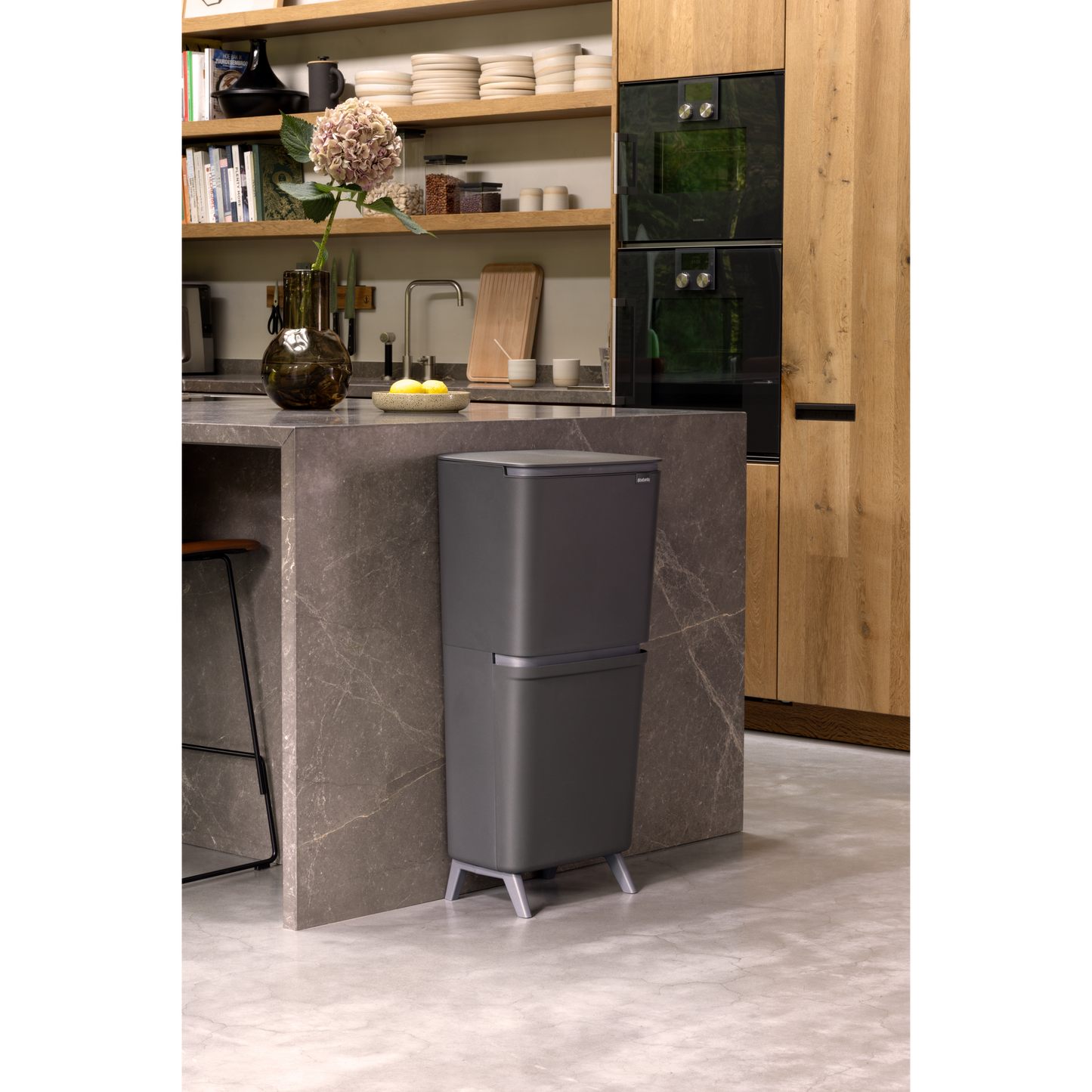 SortUp Recycle Bin Hi Grey