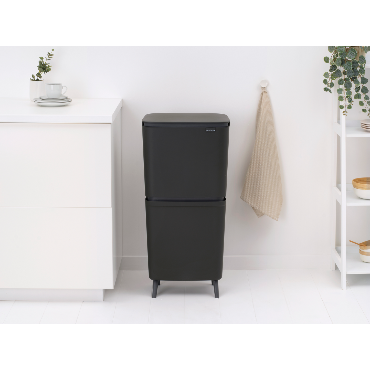 SortUp Recycle Bin Hi Grey