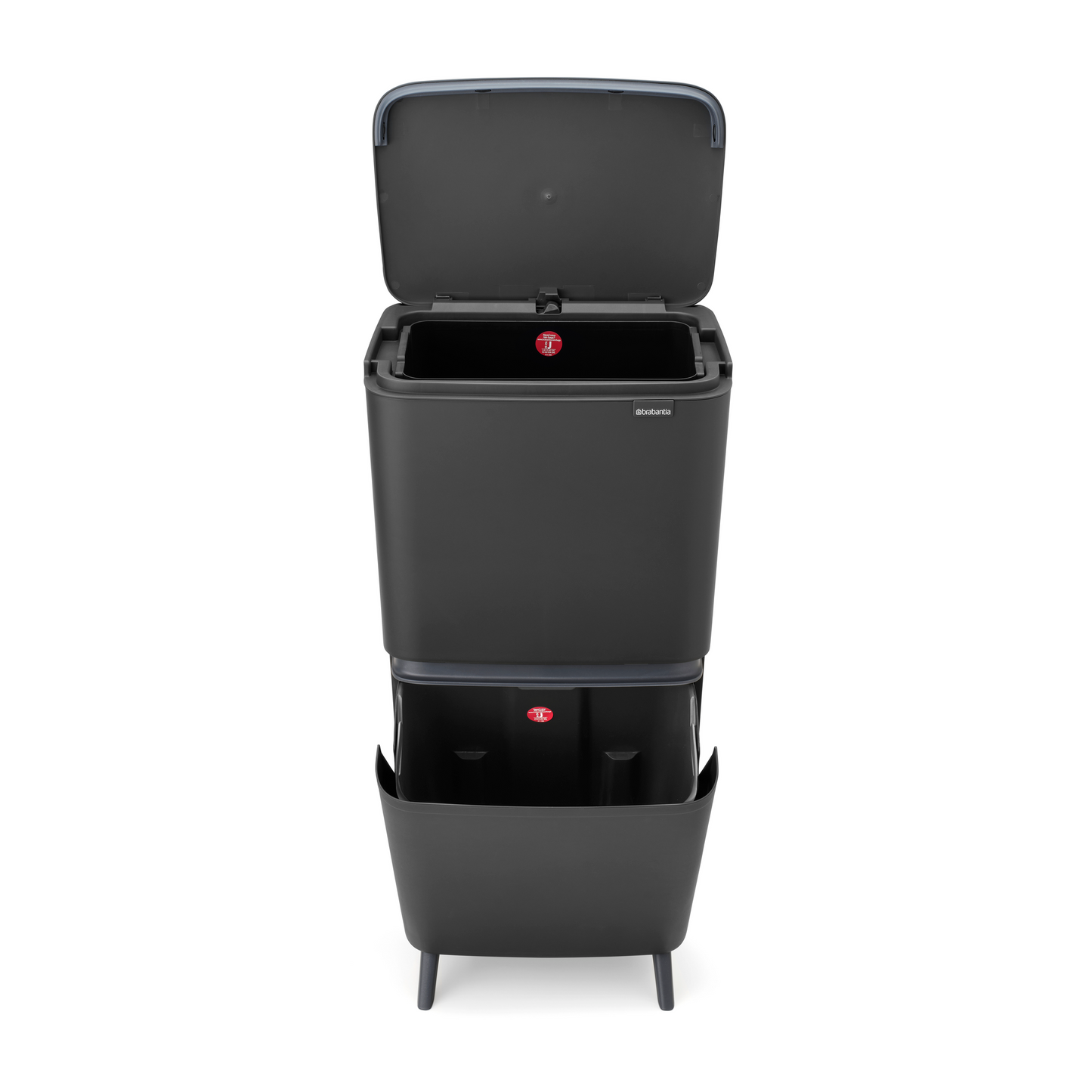 SortUp Recycle Bin Hi Grey