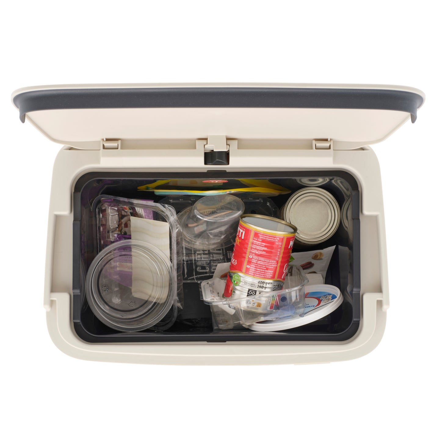 SortUp Recycle Bin Hi 20+25 litre - Soft Beige
