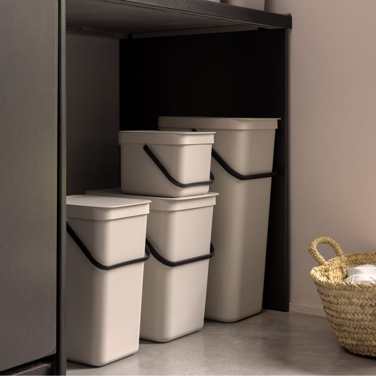 Sort & Go - Sofe Beige Range- Various Sizes - The Organised Store