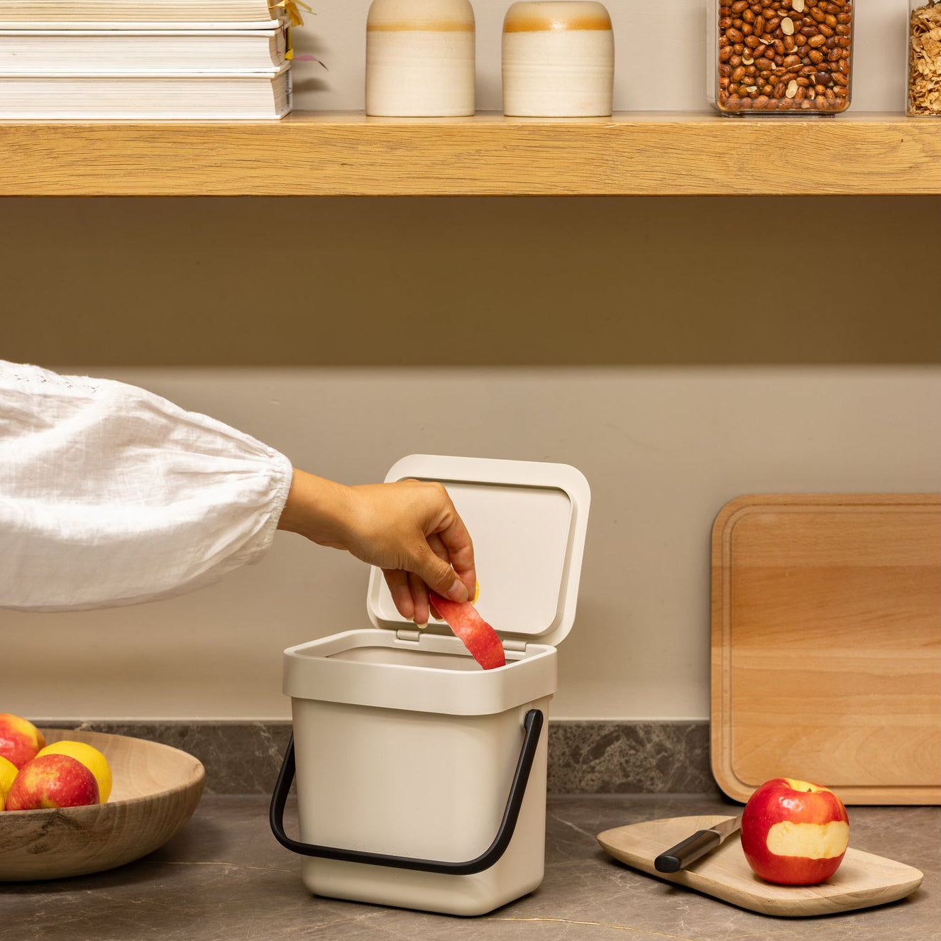 Sort & Go Bin-Soft Beige -3L or 6L