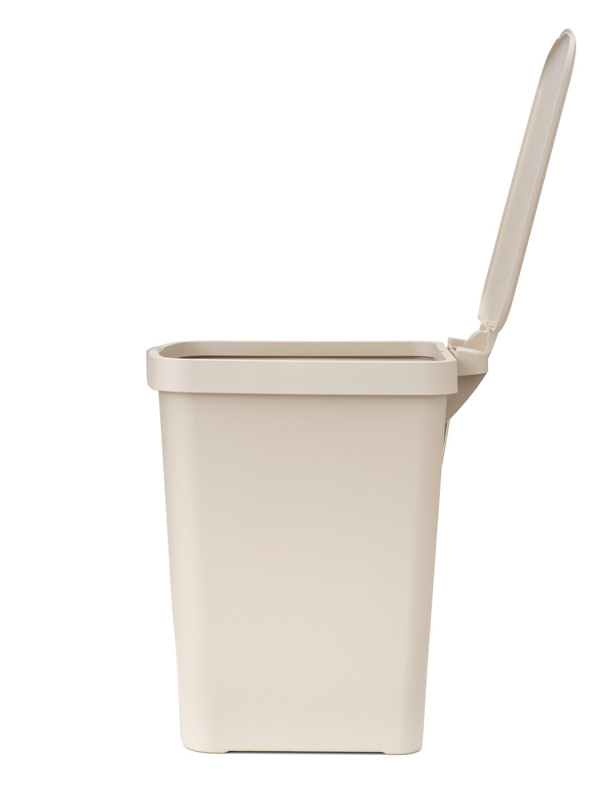 Step Up Pedal Bin- 25 litre - Soft Beige - The Organised Store