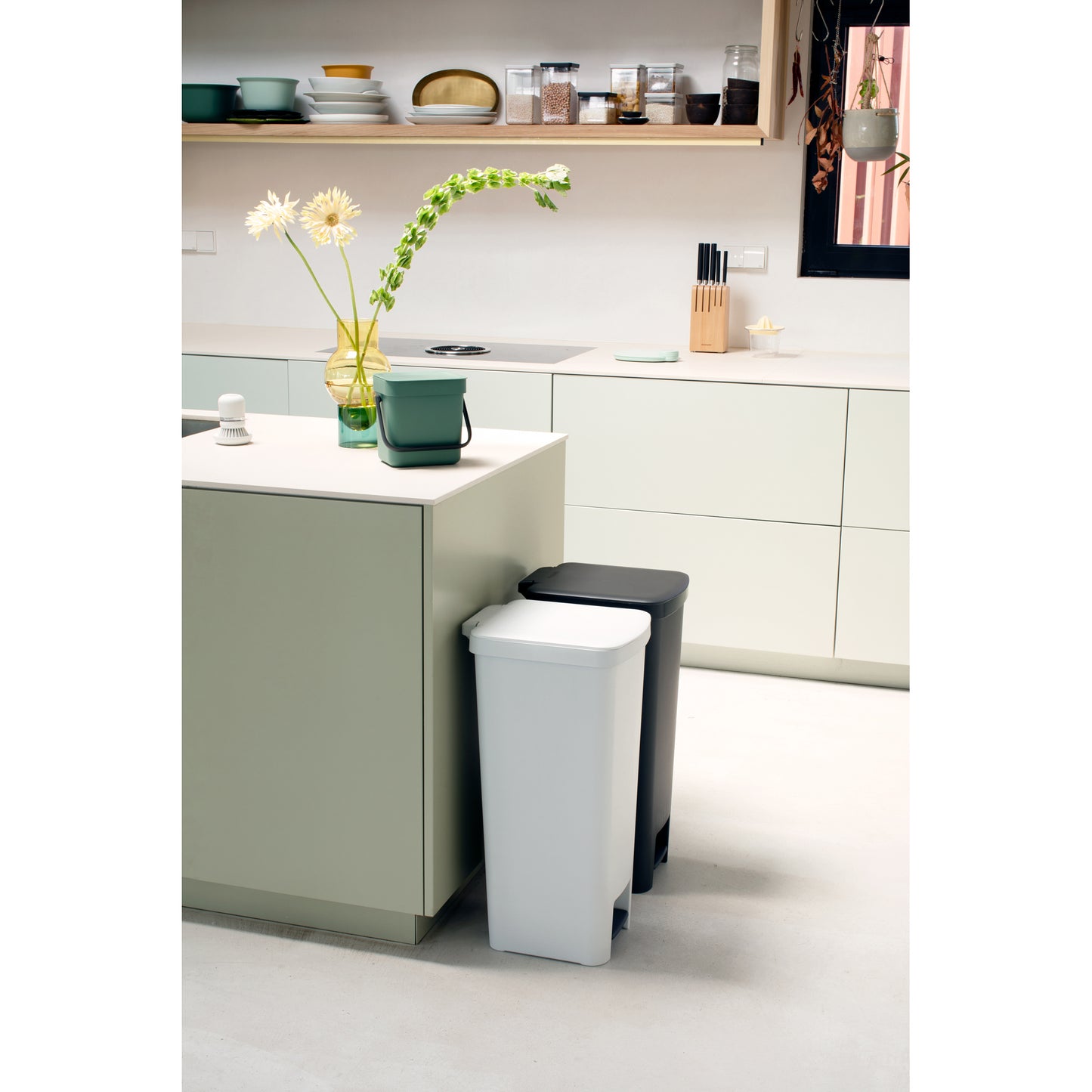 Step Up Pedal Bin- 40L-Various Colours