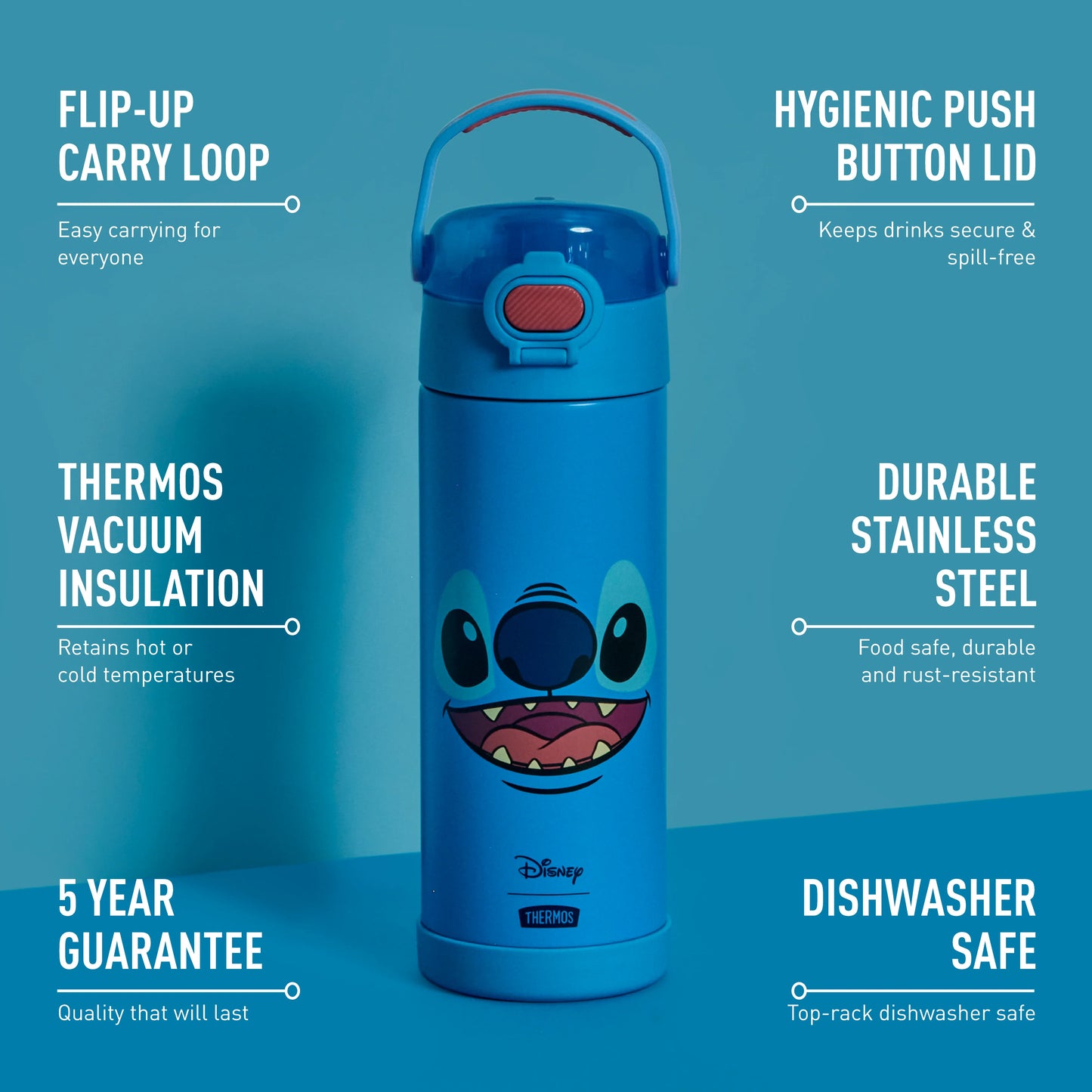 Thermos Disney Stitch Bottle- 470ml