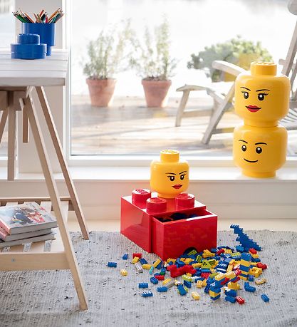 Lego Storage Head Small Girl The Organised Store