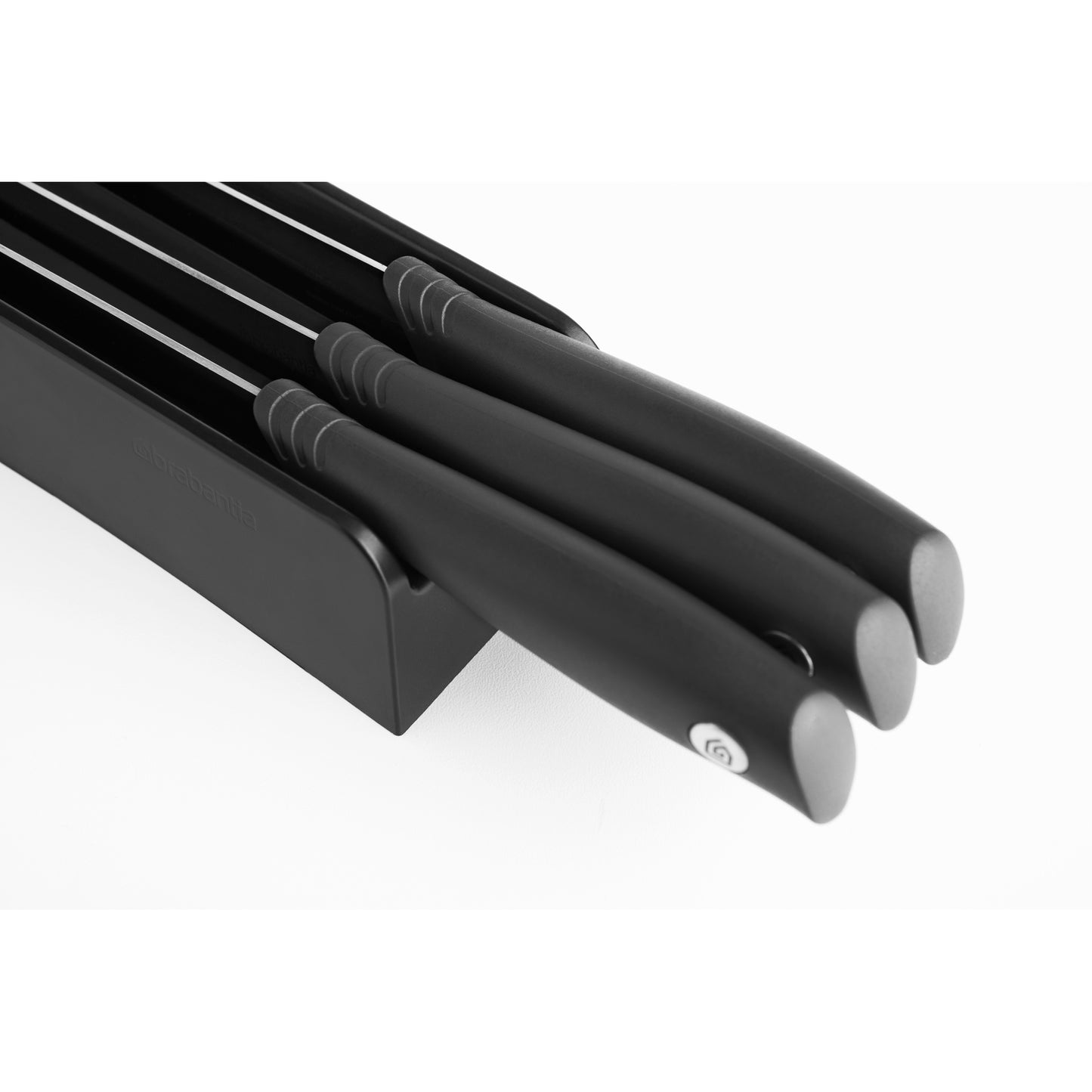 Tasty+ Drawer Knife Block Plus Knives, Dark Grey