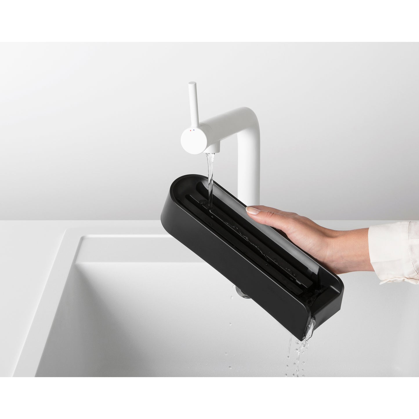 Tasty+ Drawer Knife Block Plus Knives, Dark Grey