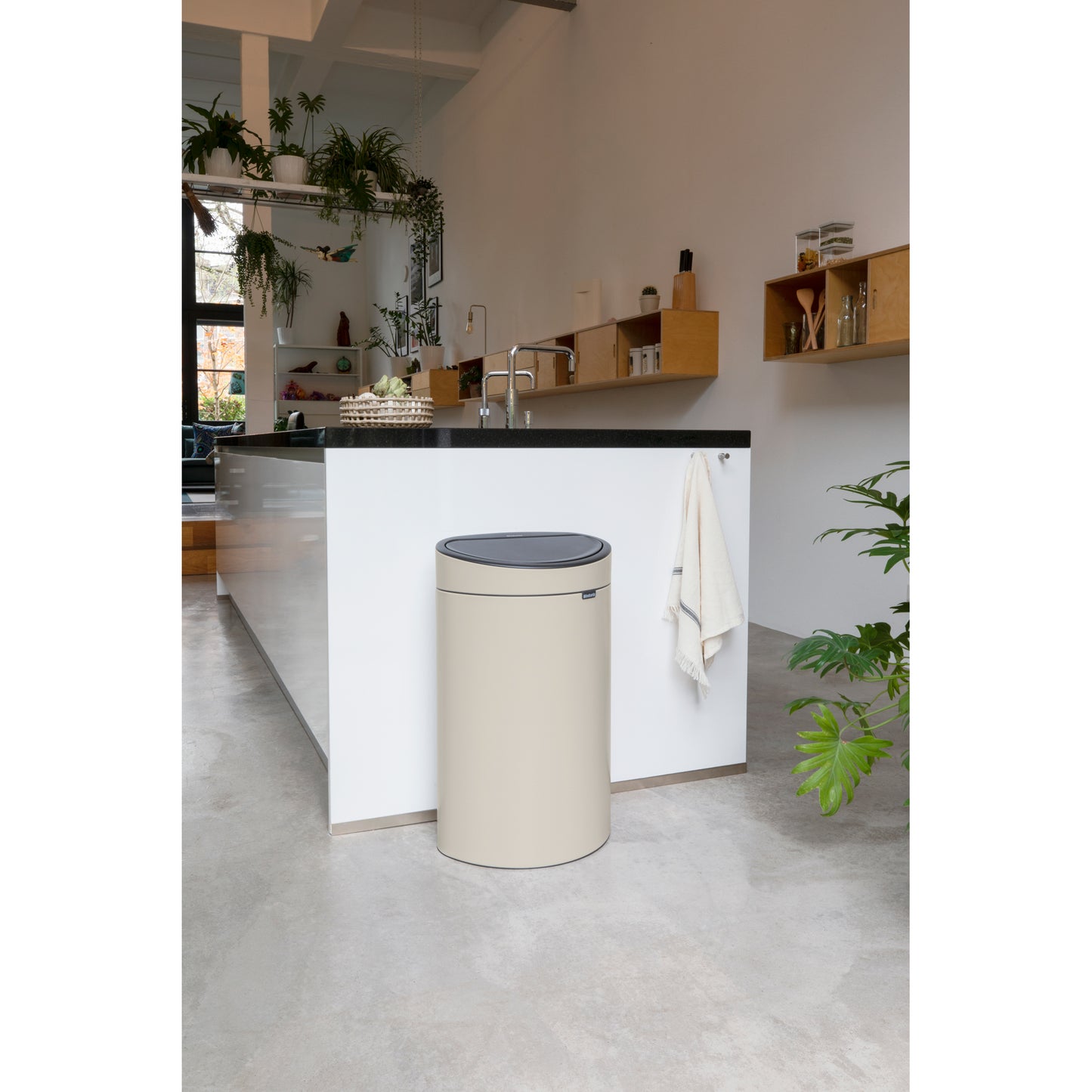 Touch Bin 40L- Soft Beige