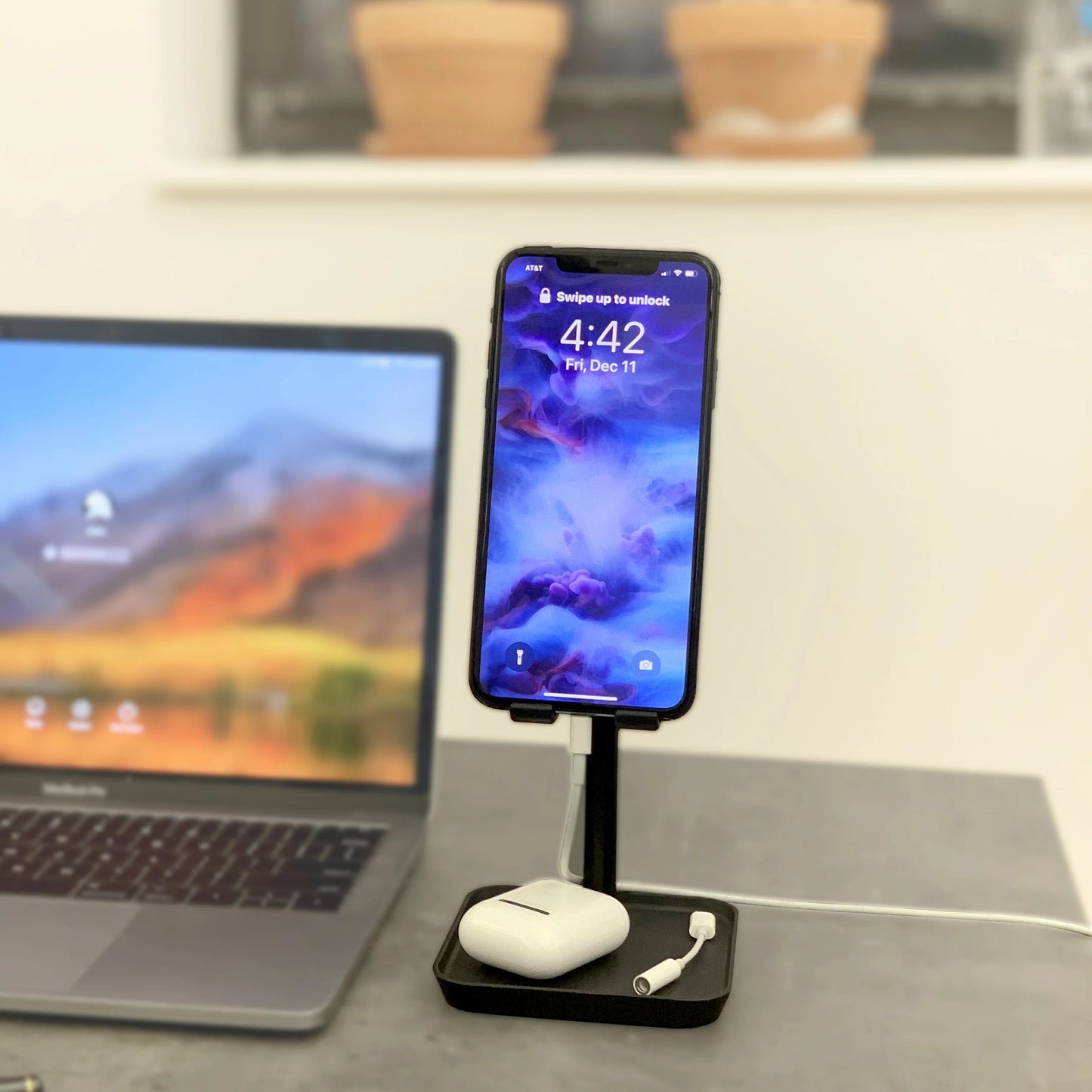 The Perfect Phone Stand- White