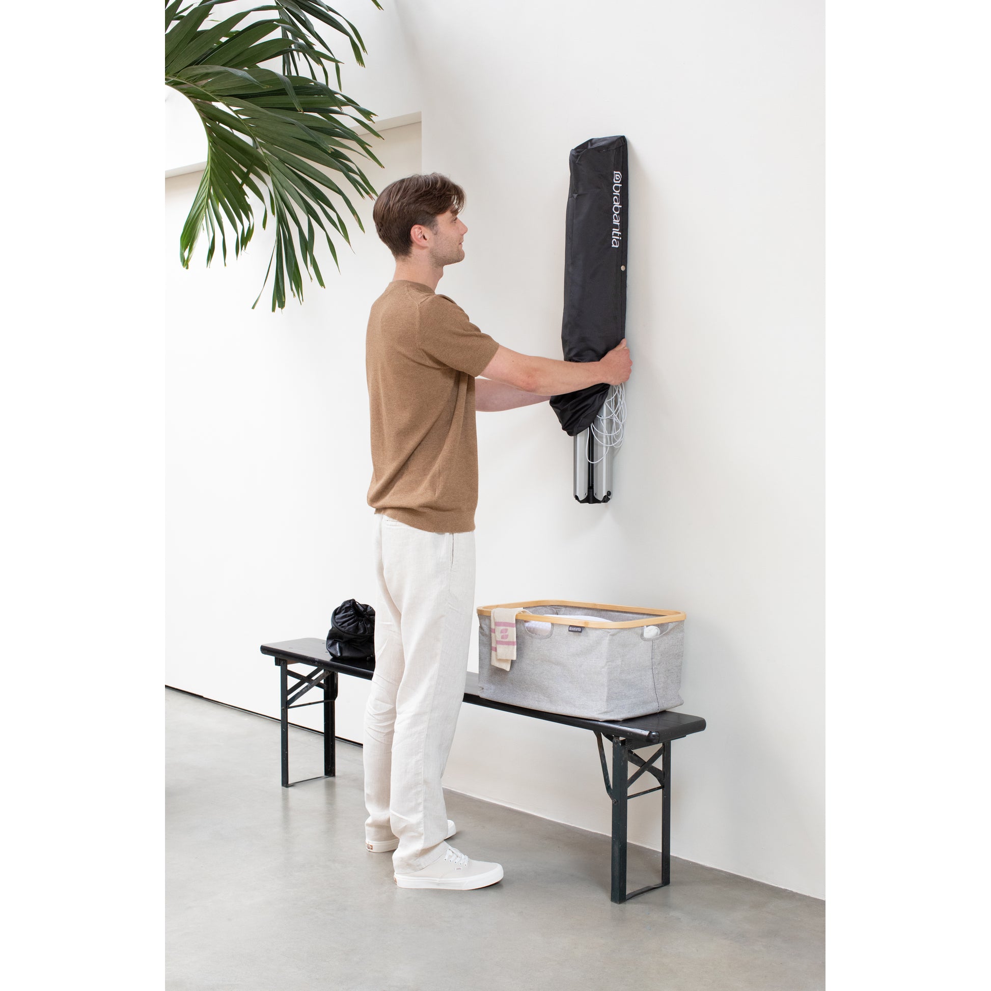 Brabantia Retractable Wall Mounted Clothes Line Retractable