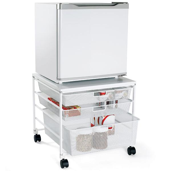 Elfa Mobile Mesh Drawers- Width 55cm Depth 54cm. Includes Casters