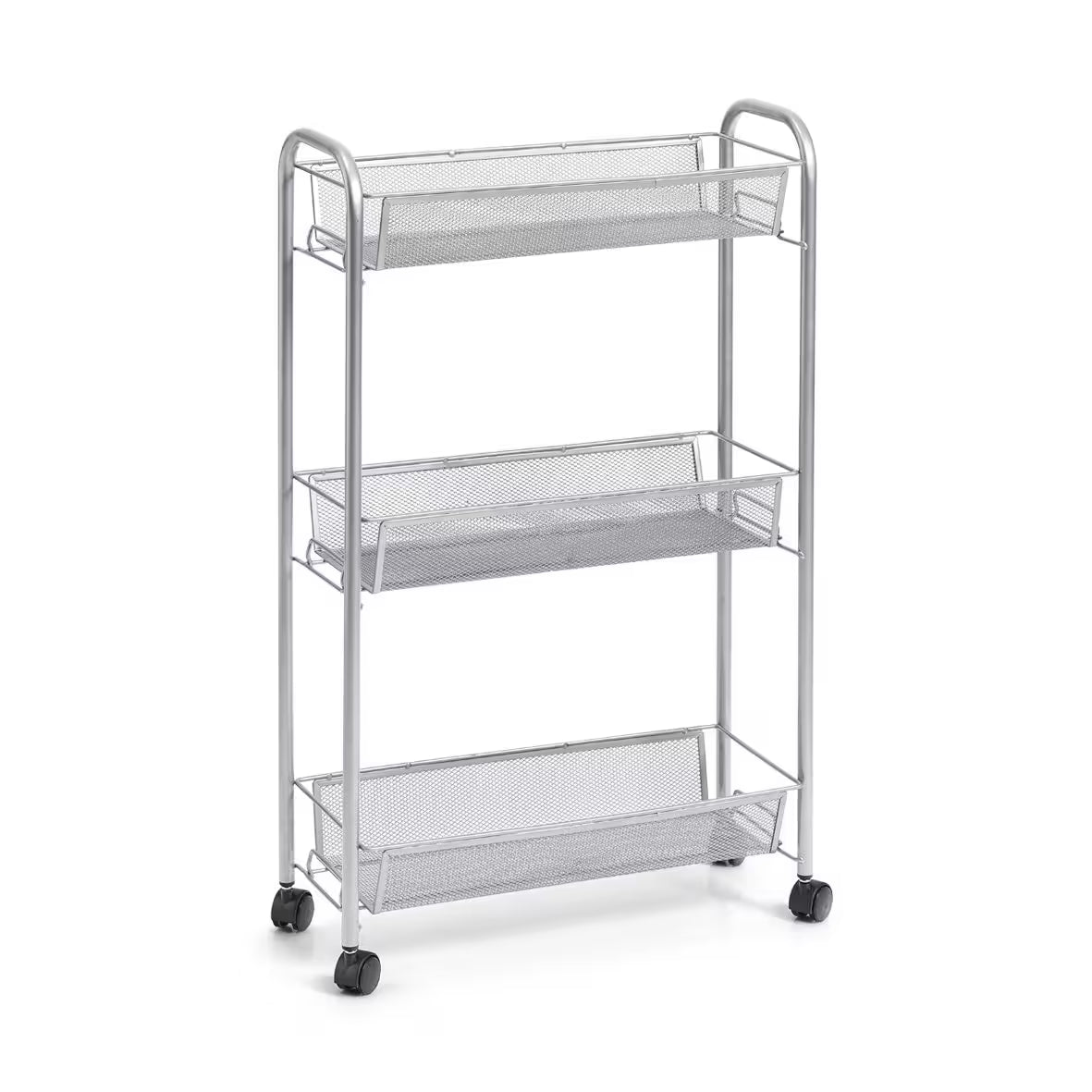 Slim Mesh Trolley - 3 teir - The Organised Store
