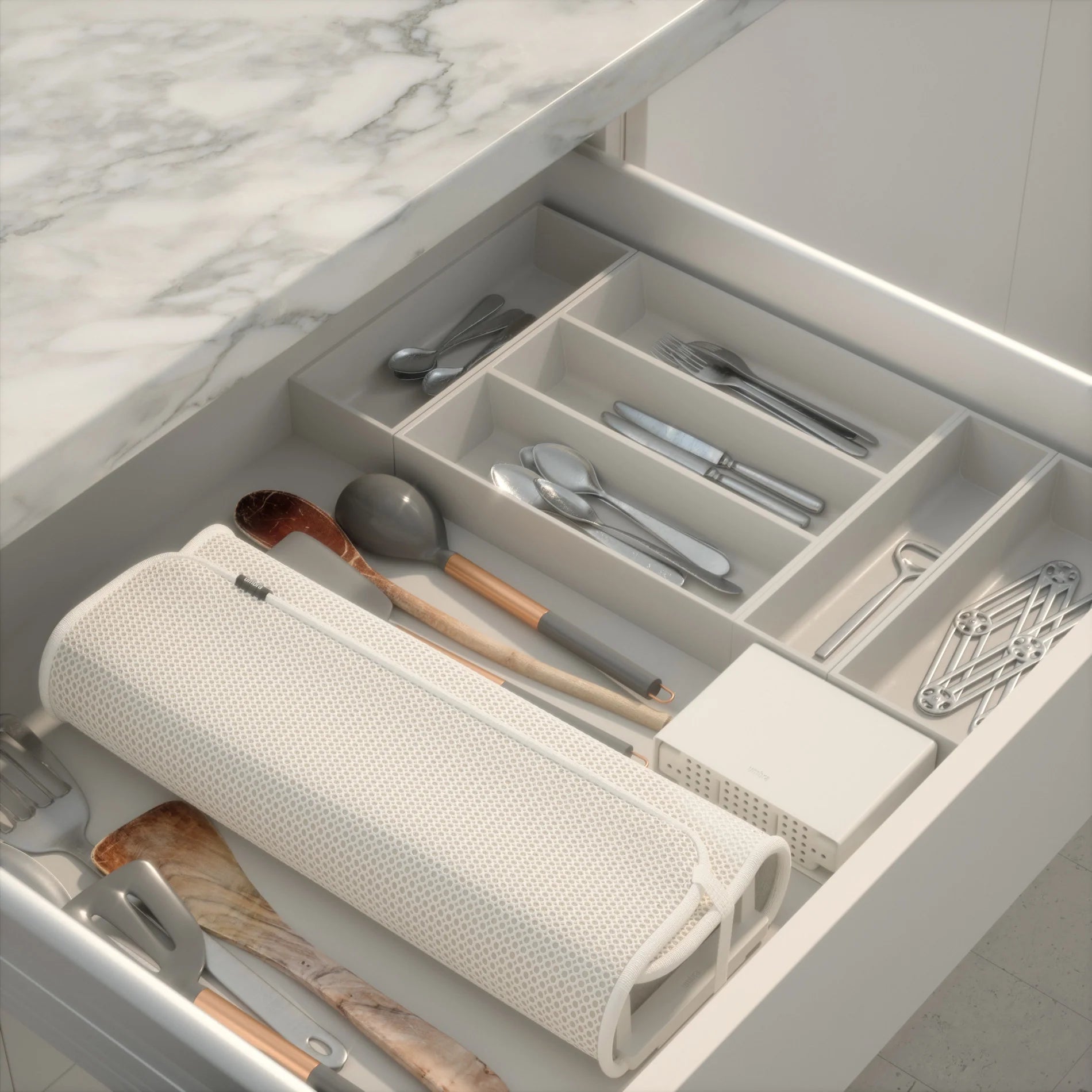 UDry Ultra Drying Rack with Mat - Sand or Black - The Organised Store