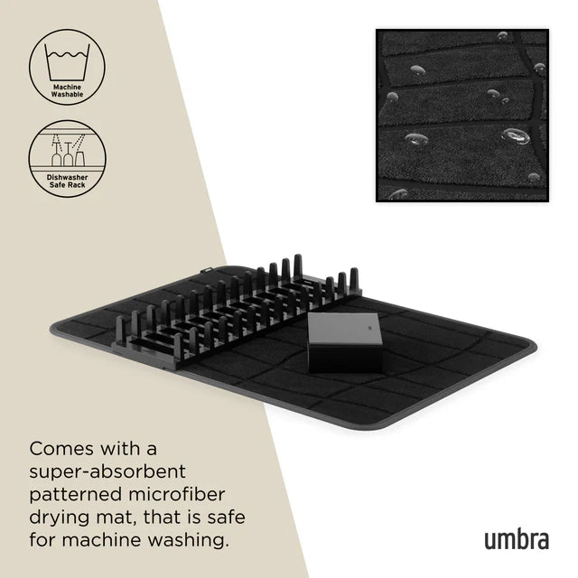UDry Ultra Drying Rack with Mat - Sand or Black - The Organised Store