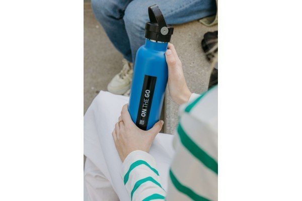 Stainless Steel Thermo Bottle 750ML - Blue