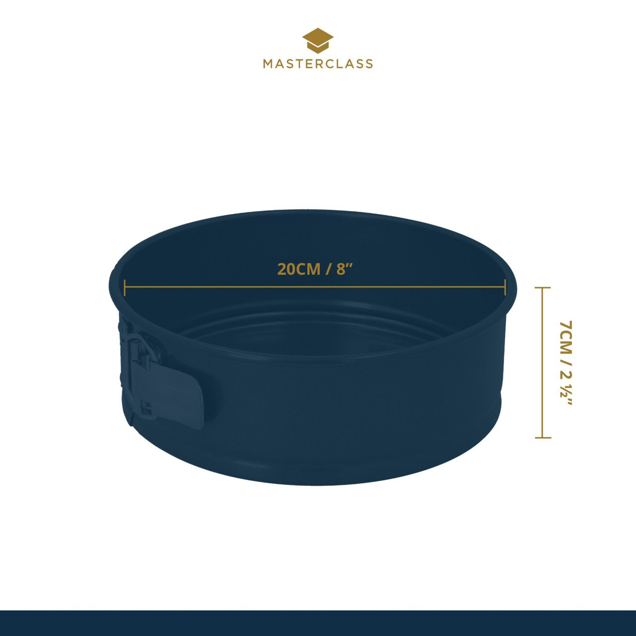 MasterClass Non-Stick Loose Base Springform Cake Pan 20cm