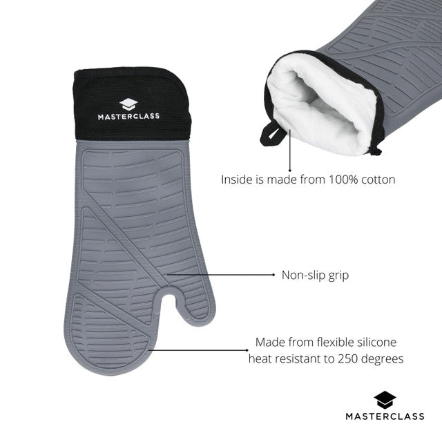 MasterClass Grey Silicone Oven Glove