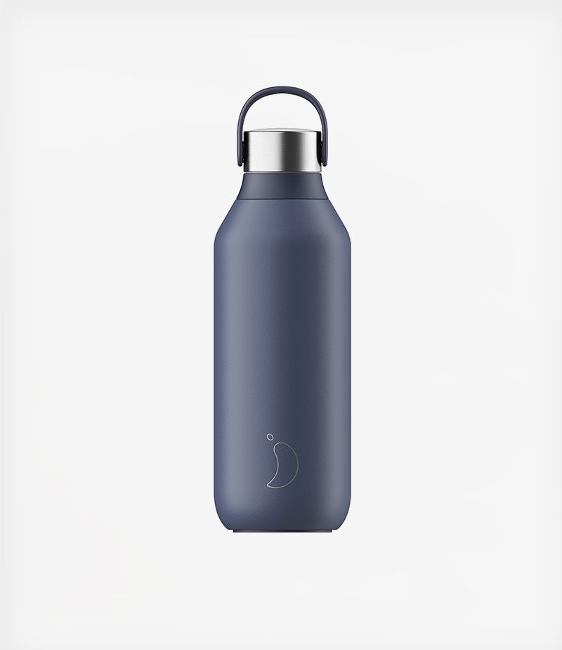 Chilly's Series 2 Water Bottle 500ml Whale Blue