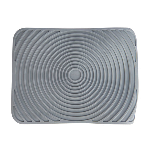 Dish Brush With Suction Cup Holder - Dark Grey