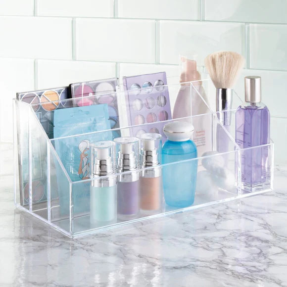 Clarity Cosmetic and Palette Organiser - Large Clear