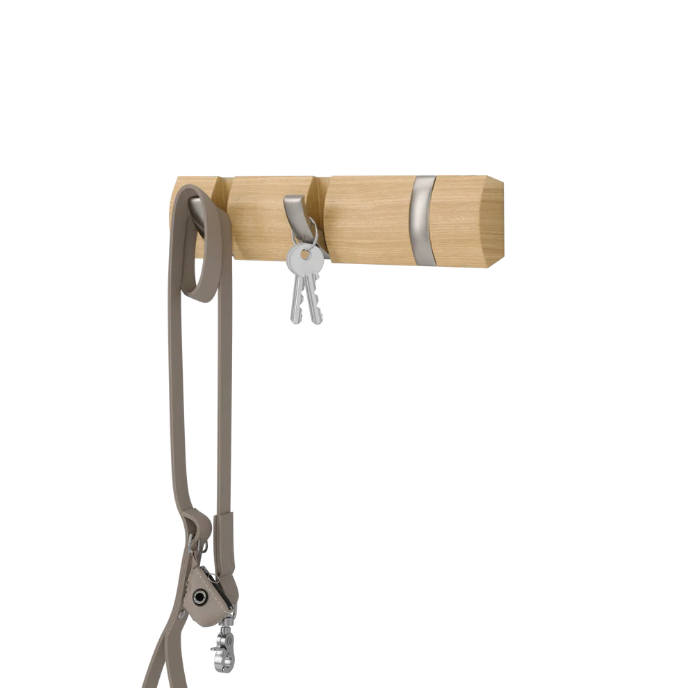 Flip 3 Wall Hook- Natural - The Organised Store