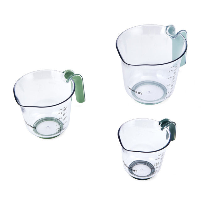 Space Saving Stackable Measuring Jugs 3 Set
