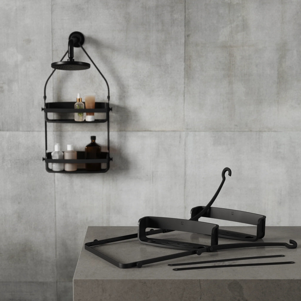 Flex No Rust Shower Caddy White Or Grey