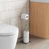Cappa Toilet Paper Holder & Reserve-Nickle