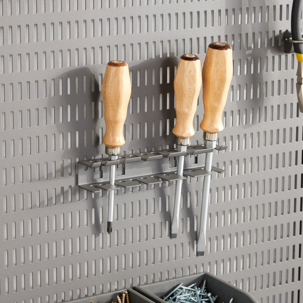 Pegboard multi-tool holder Matte grey