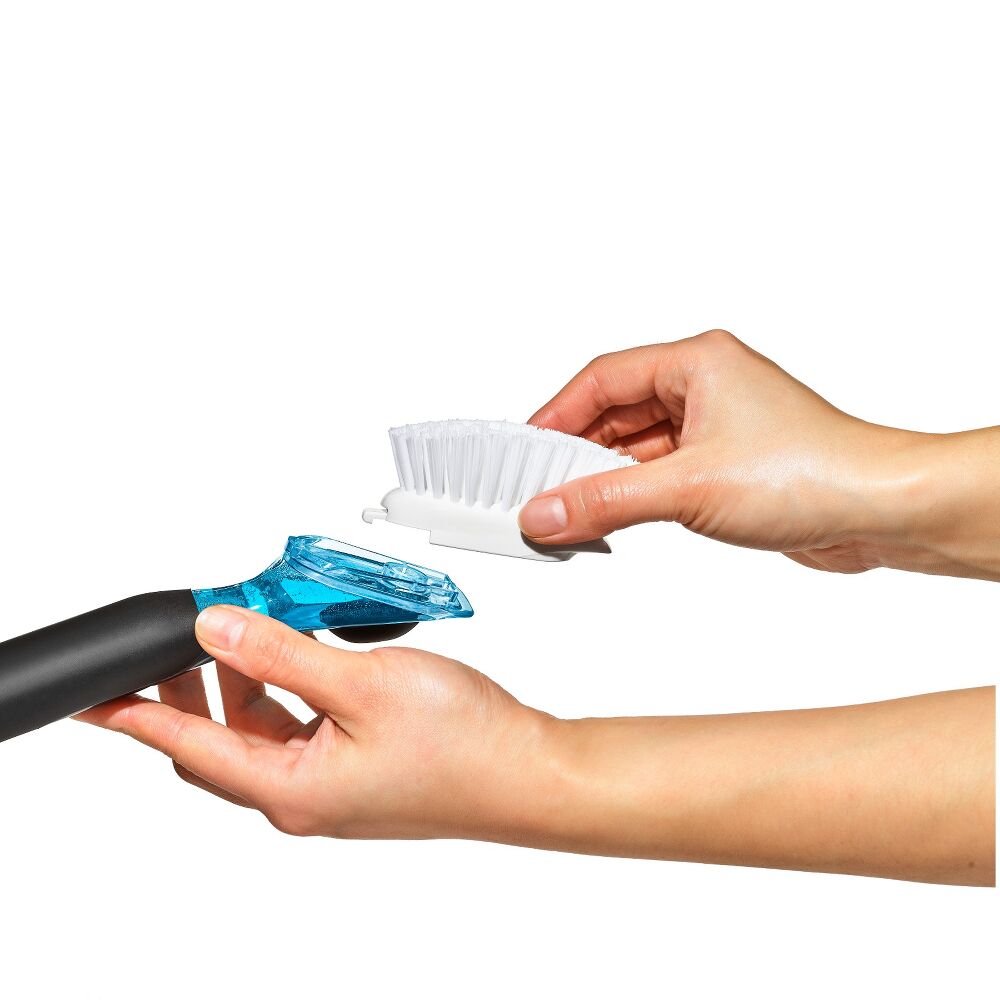 Soap Dispensing Dish Brush & Refill Brush Set