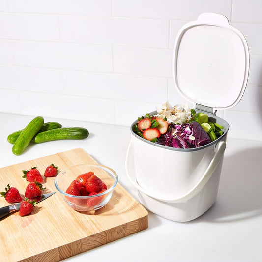 Easy-Clean Compost Bin – Charcoal – 2.83 L - The Organised Store
