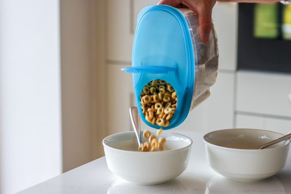 3-Piece Plastic Dry Good Storage Container Set