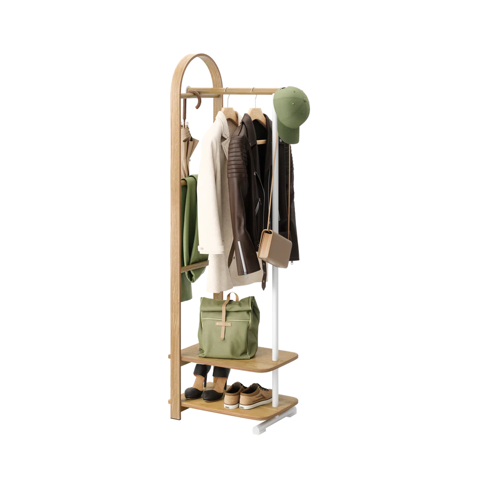 Bellwood Coat Rack-Black - The Organised Store
