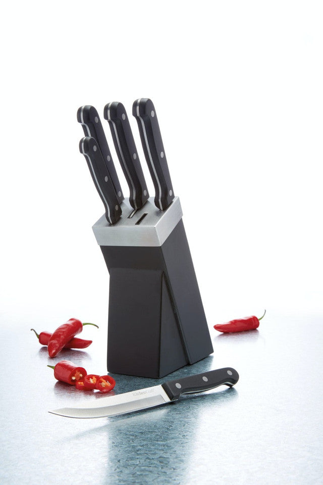 KitchenCraft 5 Piece Knife Set and Block