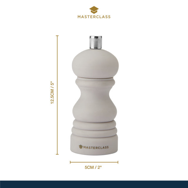 MasterClass Salt or Pepper Mill, 12cm, Latte