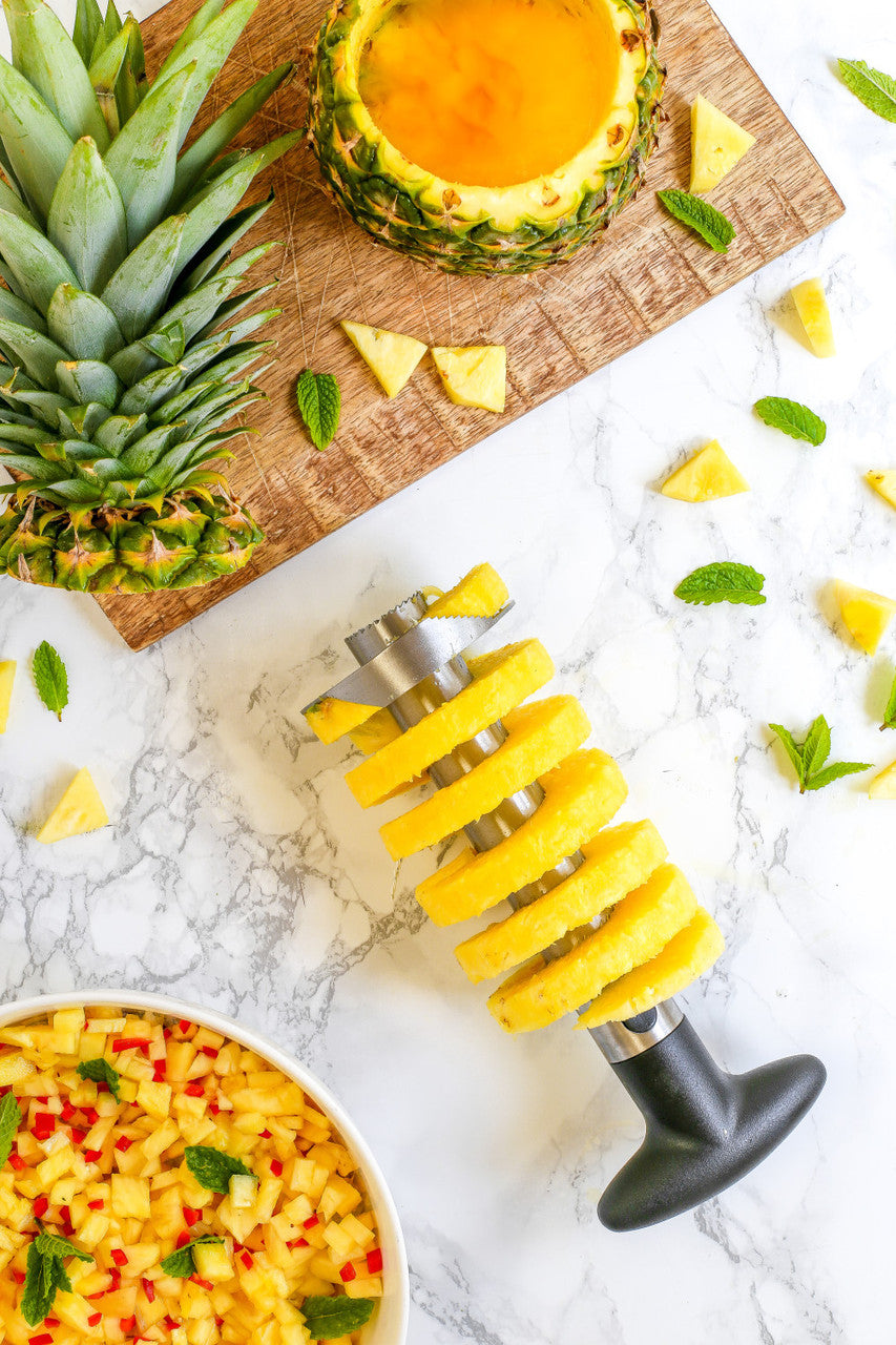 MasterClass Stainless Steel Pineapple Slicer