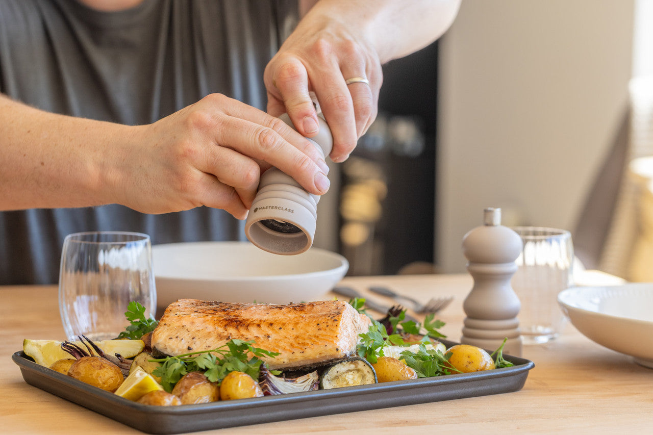MasterClass Salt or Pepper Mill, 12cm, Latte
