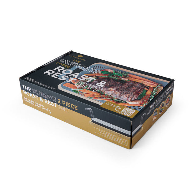 2 Piece Roast And Rest Set With Handles