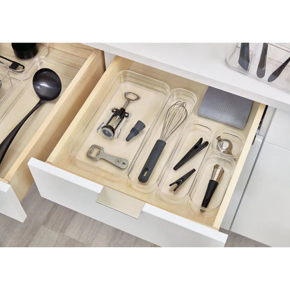 Stackable Drawer Organisers- Clear BPA Free