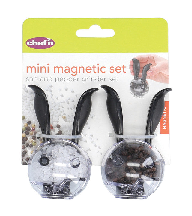 Chef'n Mini Magnetic PepperBall Salt and Pepper Grinder
