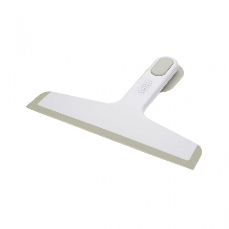 Duo Squeegee With Suction Holder - White