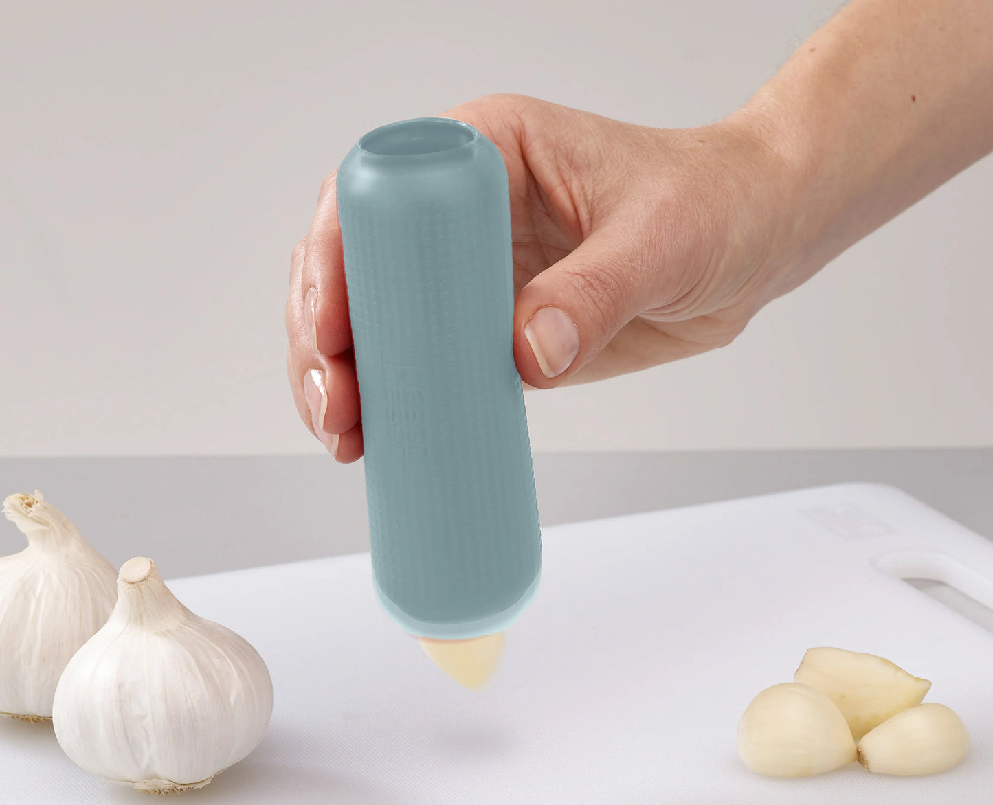 Duo Silicone Garlic Peeler, Skin Remover Roller, Peel without Smell, Opal