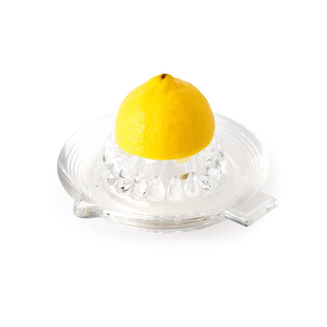 Round Glass Lemon / Citrus Fruit Squeezer