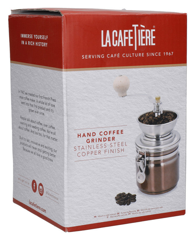 Copper Coffee Grinder, Stainless Steel - The Organised Store