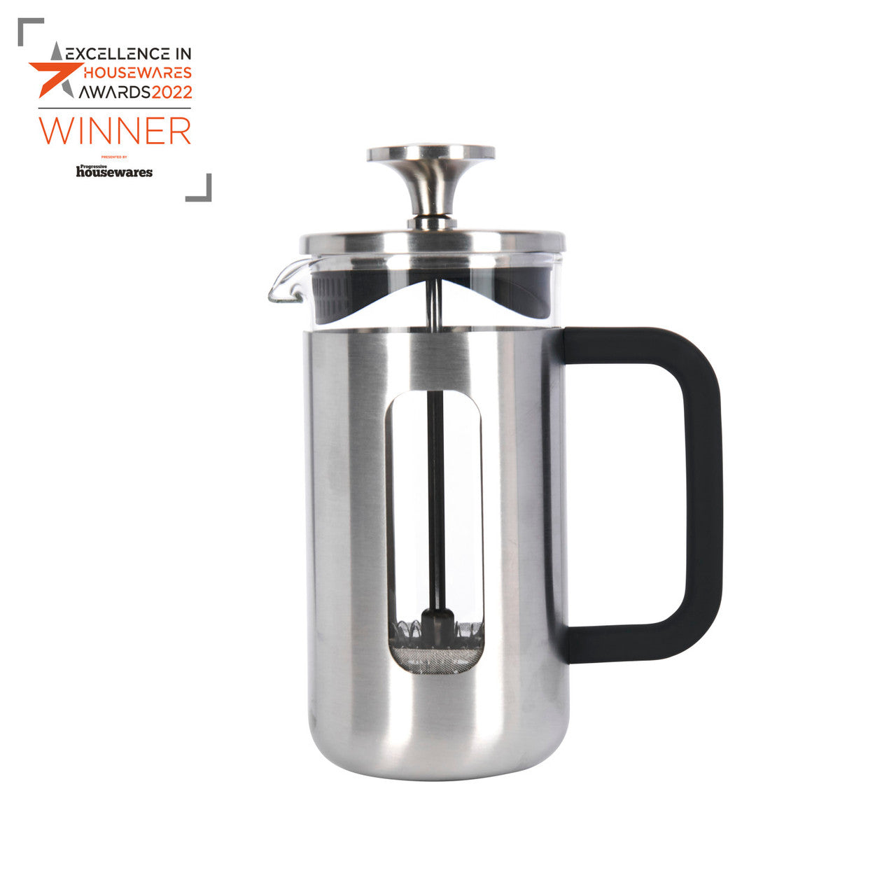 La Cafetière Pisa 3 Cup 350ml Stainless Steel Cafetiere Stainless Steel