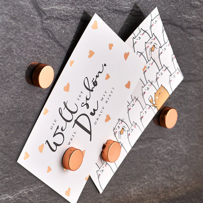 Magnet Set, 4pcs, Extra Strong - Various Colours