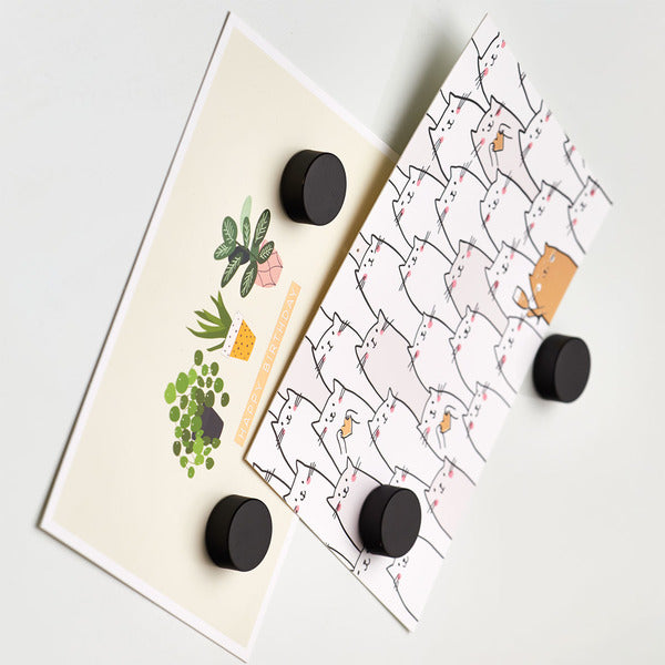 Magnet Set, 4pcs, Extra Strong - Various Colours