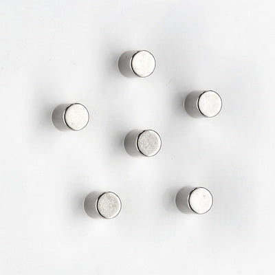 Magnet Set, 6pcs, Extra Strong, Stainless Steel
